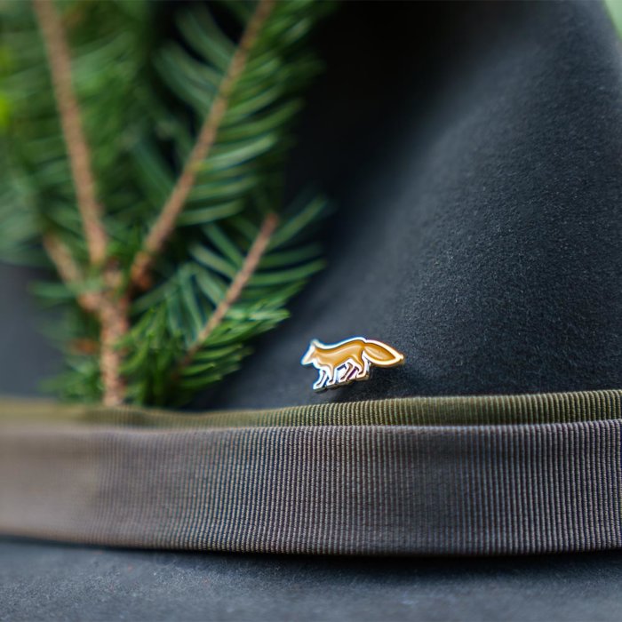 Anstecknadel in Fuchs-Form – Bild 3